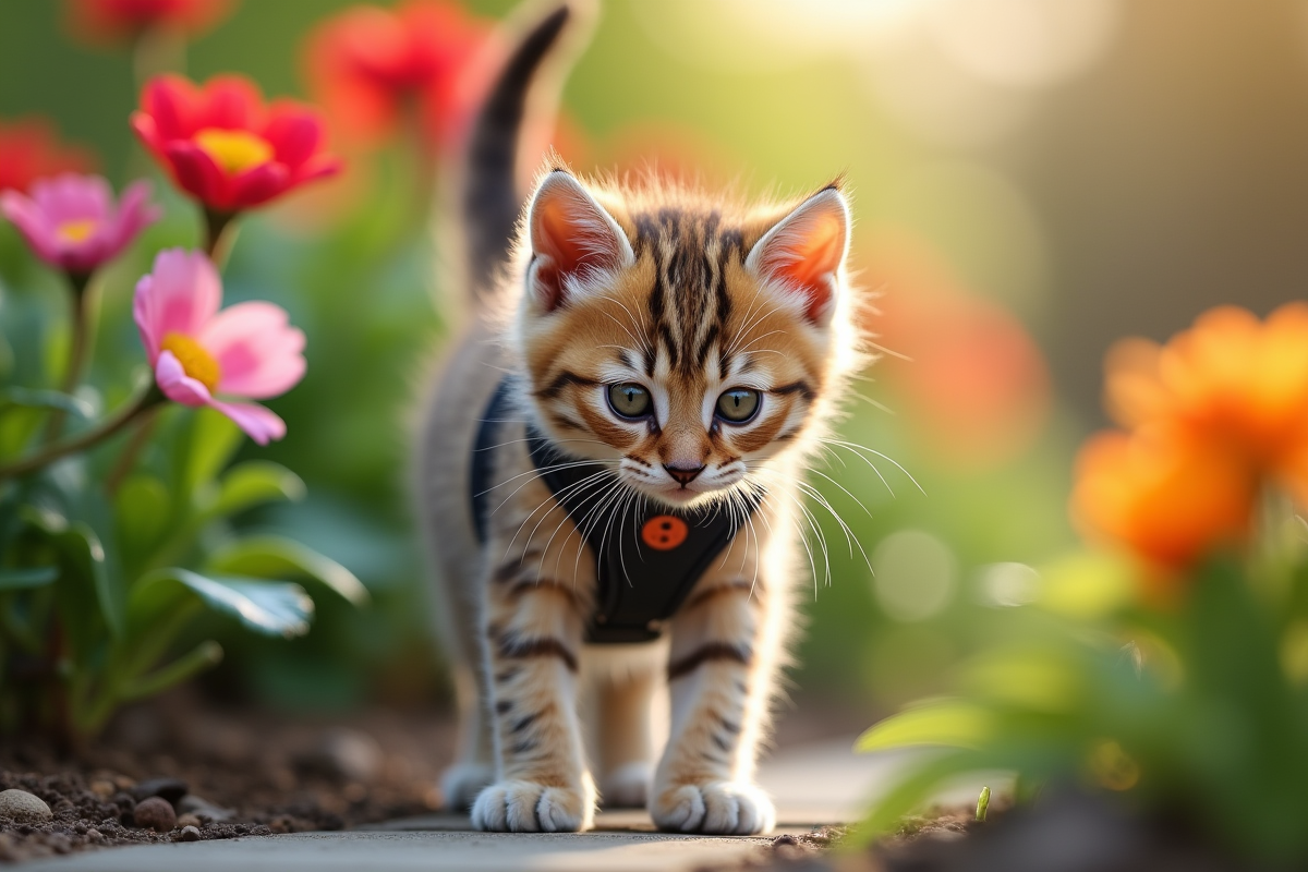 harnais chaton